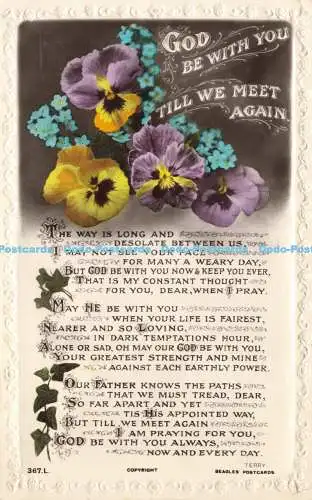 R603443 God be with you till we meet again J Beagles RP 1935