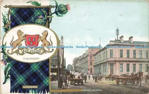 R605665 Markets St Aberdeen Gordon B and Rs Camera Series No 514 1907