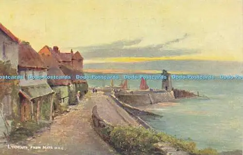 R610358 Lynmouth from Mars Hill S Hildesheimer Lynton and District Series No 536