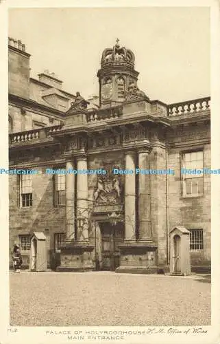 R603551 Palace of Holyroodhouse Haupteingang H M Office of Works John Swain