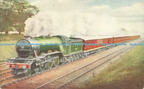 R605717 Flying Scotsman mit 70 Meilen pro Stunde in der Nähe von Hatfield Mr H N Gresleys drei