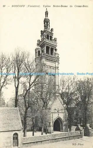R603591 Roscoff Finistere Eglise Notre Dame de Croaz Batz ND Phot