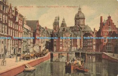 R605758 Amsterdam Oudezijds Voorburgwal St Nicolaaskerk K A B A