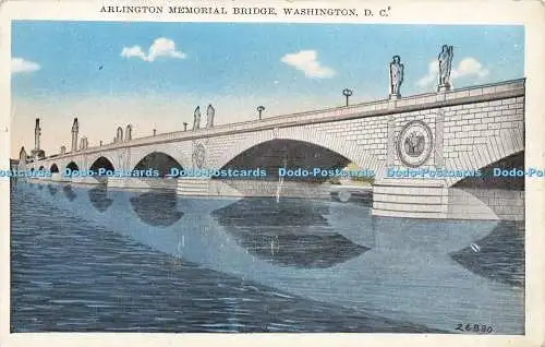 R608346 Washington D C Arlington Memorial Bridge B S Reynolds