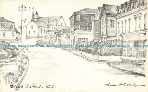 R608370 The Village Square at Old Harbor Charles H Overly Block Island R I