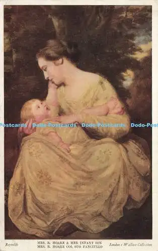 R603643 London Mrs R Hoare and Her Infant Son Medici Society No 107 Wallace Coll