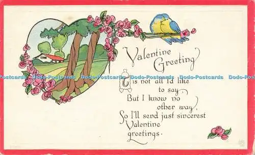 R605805 Valentinstag Gruß Es ist nicht alles Ich möchte Grußkarte sagen