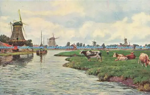 R610461 Zaandam S Hildesheimer Views of Holland Series No 5393