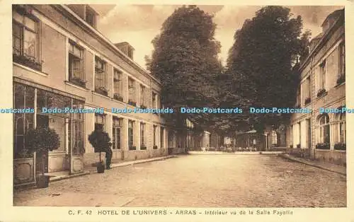 R608396 Hotel de L Univers Arras Interieur vu de la Salle Fayolle Au Khedive