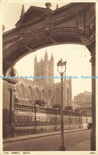 R603667 Bath The Abbey J Salmon 1951