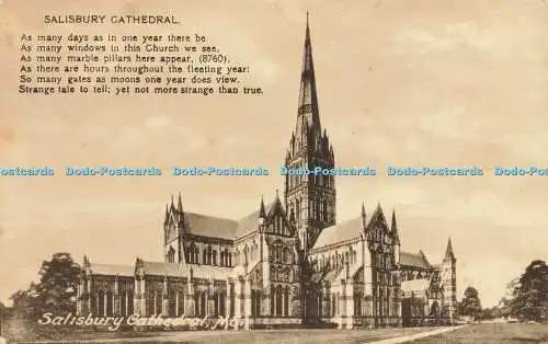 R608403 Salisbury Cathedral N E Frith No 19737 A