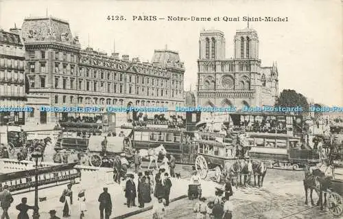 R610500 4125 Paris Notre Dame et Quai Saint Michel