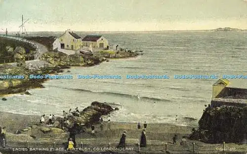 R602224 Ladies Bathing Place Portrush Co Londonderry Chas L Reis 1909