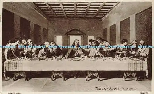 R602225 W und K London Last Supper L Da Vinci RP 1929