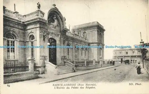 R608498 Sainte Adresse Nice Havrais L Entree du Palais des Regates Neurdein et C