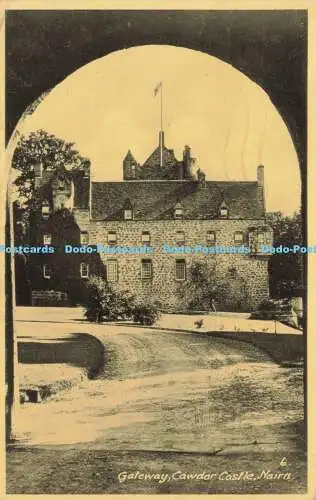 R603769 Nairn Cawdor Castle Gateway M und L National Series 1955