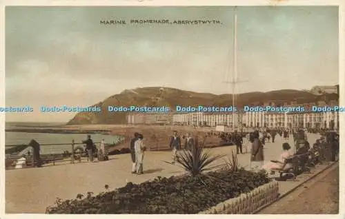 R608517 Aberystwyth Marine Promenade E T W Dennis Dennis Aqua Gravure Serie