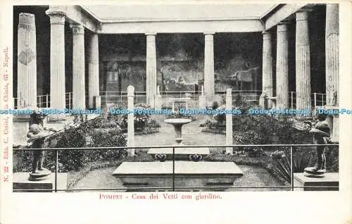 R608527 Pompei Casa dei Vetti con Giardino C Cotini N 22