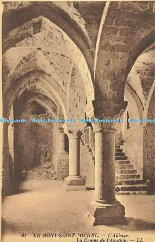 R603796 Le Mont Saint Michel L Abbaye La Crypte de l Aquilon LL 61 Levy et Neurd