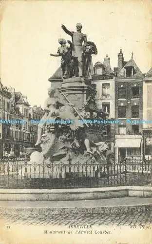 R610678 Abbeville Monument de l Amiral Courbet Neurdein et Cie ND Phot