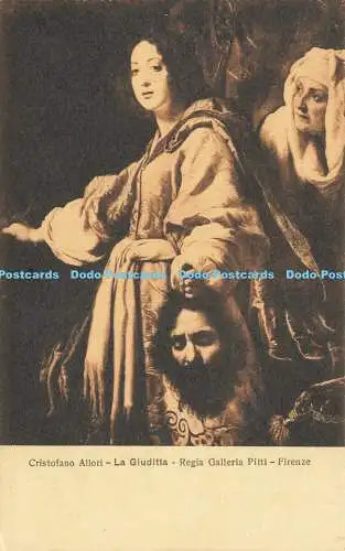 R610708 Firenze Regia Galleria Pitti La Giuditta S T A Cristofano Allori