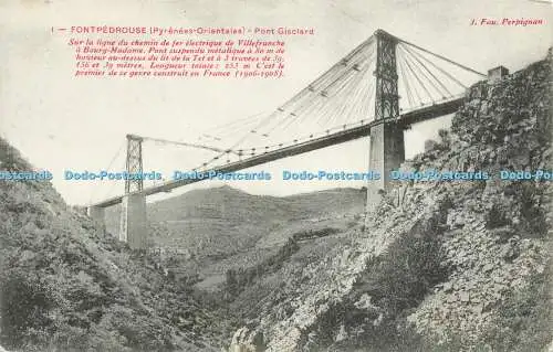 R608621 Fontpedrouse Pyrenäen Orientales Pont Gisclard J Fau