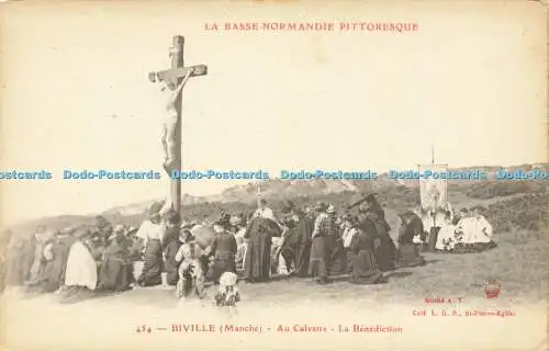 R608624 Biville Manche Au Calvaire La Benediction Cliche A V Coll L G B