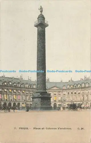 R610733 Paris Place et Colonne Vendome C M