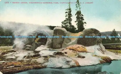 R608645 Yellowstone Nationalpark Grotte Geysir Edward H Mitchell G B Joslen