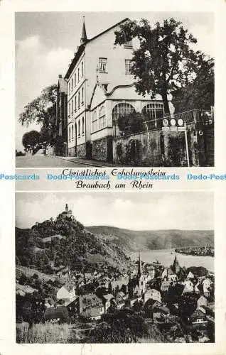 R610749 Braubach am Rhein Christliches Erholungsheim Romer Multi View 1959