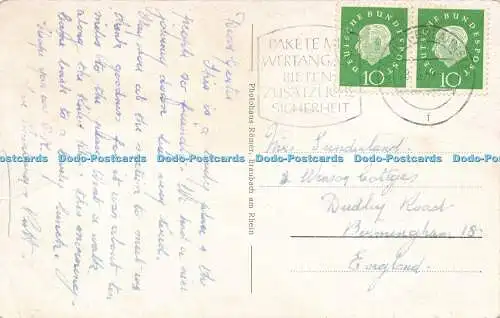 R610749 Braubach am Rhein Christliches Erholungsheim Romer Multi View 1959