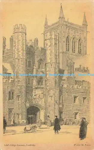 R606106 Johns College Gateway Cambridge Walter M Keesey Serie Nr 52 A und C Bla