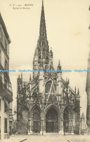 R610793 Rouen Eglise St Maclou C V