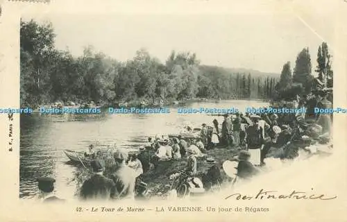 R608700 Le Tour de Marne La Varenne Un Jour de Regates B F