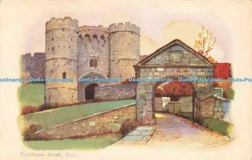 R608706 I o W Carisbrooke Castle A Vivian Mansell Serie 2136 Anne Croft