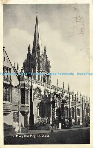 R606152 St Mary the Virgin Oxford T V A P Oxford Serie XLVII 1046 1953