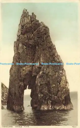 R604012 Fishguard Needle Rock Photochrom