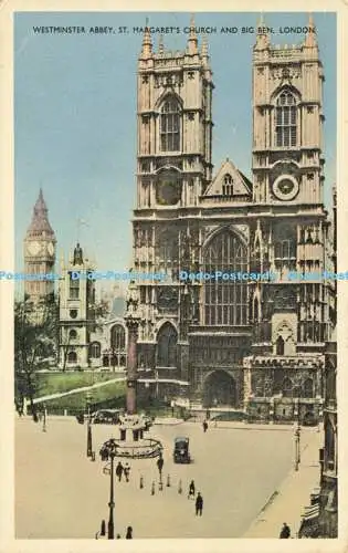 R604019 London Westminster Abbey St Margaret Church and Big Ben No 101