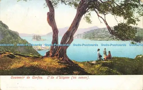 R608756 Souvenir de Corfou L Ile d Ullysse au canon Purger 2570