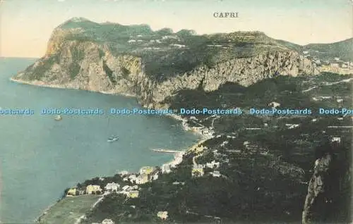 R608758 Capri C A W Grun Postkarte