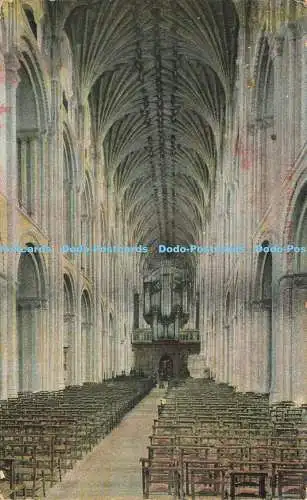 R604037 Norwich Cathedral The Nave F T G and Co Serie