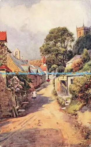 R604053 Ilfracombe Berrynarbor The Village J Salmon 1924