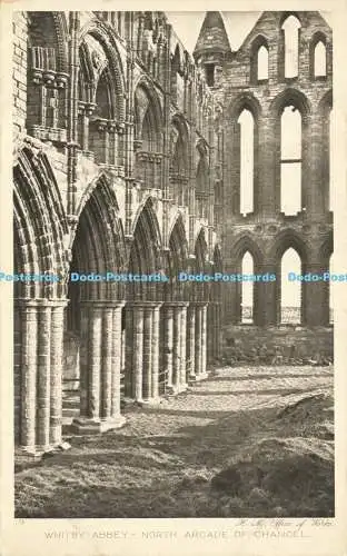 R604064 Whitby Abbey North Arcade of Chancel Rembrandt Tiefdruck H M Off