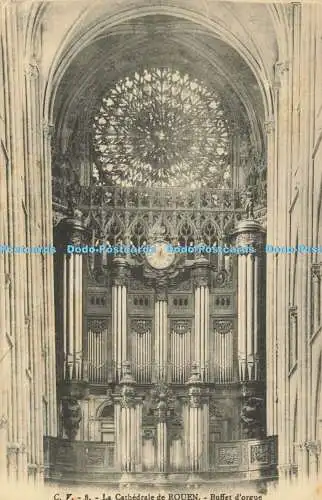 R610898 La Cathedrale de Rouen Buffet d Orgue C V