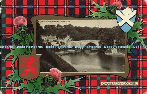 R606254 Cameron of Lochiel Brig O Balgownie Aberdeen Clans of Scotland T 1935 4