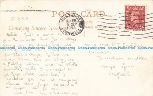 R608842 Wishing You Were Here at Penzance Land End Newlyn Inner Harbour St Micha