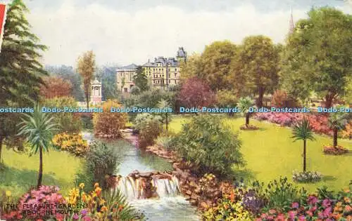 R608847 Bournemouth The Pleasure Gardens J Aquarell Lachs