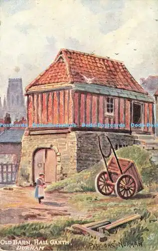 R610987 Durham Old Barn Hall Garth Tuck Oilette Postkarte 7112 Parsons Norman