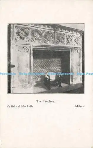 R604184 Salisbury The Fireplace Ye Halle of John Halle