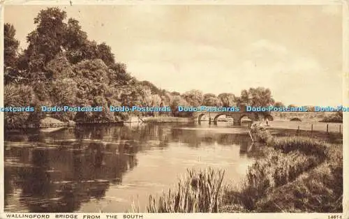 R608952 Wallingford Bridge from the South J Salmon Gravure Style 1950